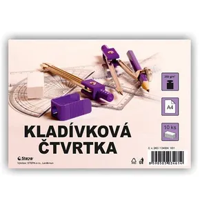 Kladívková čtvrtka A4/10/250g - bílá