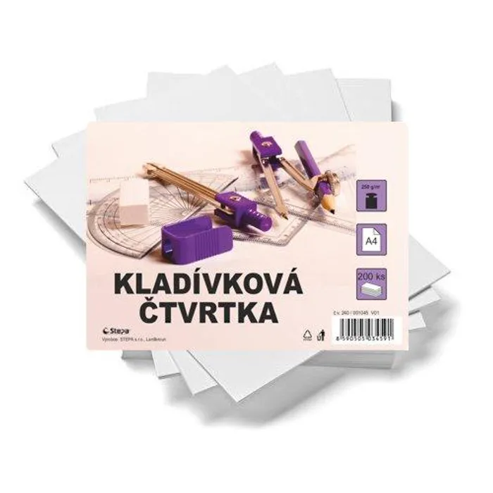 Hauptbild des Produkts Kladívková čtvrtka A4/200/250g - bílá