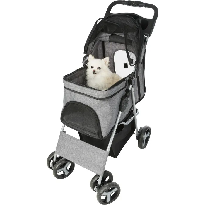 Hauptbild des Produkts Kočárek pro psy BUGGY, rychlosklápěcí, 47 x 100 x 80cm, nosnost do 15 kg, šedá