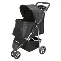 Weiteres Produktbild Kinderwagen mit Schnellklappfunktion 47x100x80cm, bis 11kg, schwarz