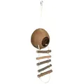 Kokosnusshaus für Hamster mit einer Leiter 13 x 56 cm