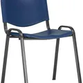 Weiteres Produktbild Konferenzdrehstuhl, Kunststoff, schwarze Basis, "Taurus PN", blau