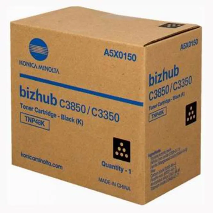 Hauptbild des Produkts Konica Minolta originální toner A5X0150, black, 10000str., TNP48K, Konica Minolta Bizhub