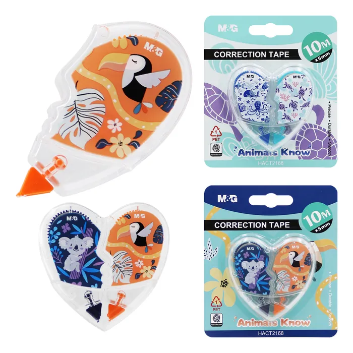 Hauptbild des Produkts Korektor páska M&G Animals Know /5 mm x 10 m/, sada 2 ks
