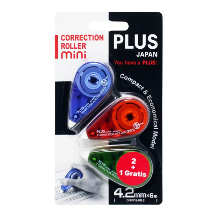 Hauptbild des Produkts Korektor páska PLUS WH-504DC-3P /4,2 mm x 6 m /