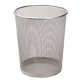 Weiteres Produktbild Draht-Abfalleimer, silber, 18 l