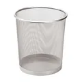 Draht-Abfalleimer, silber 7,8l