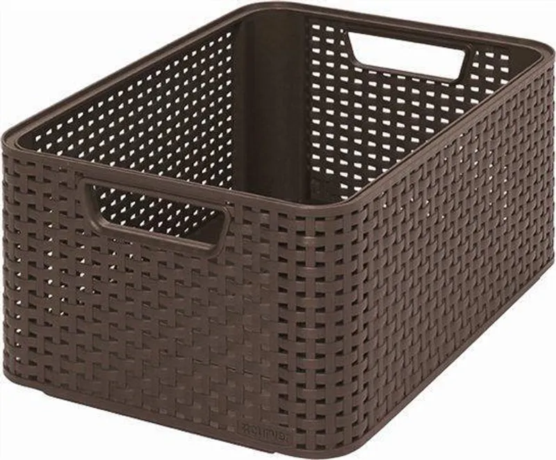 Hauptbild des Produkts Košík, umělý ratan, 18 l, čokoládově hnědý, CURVER