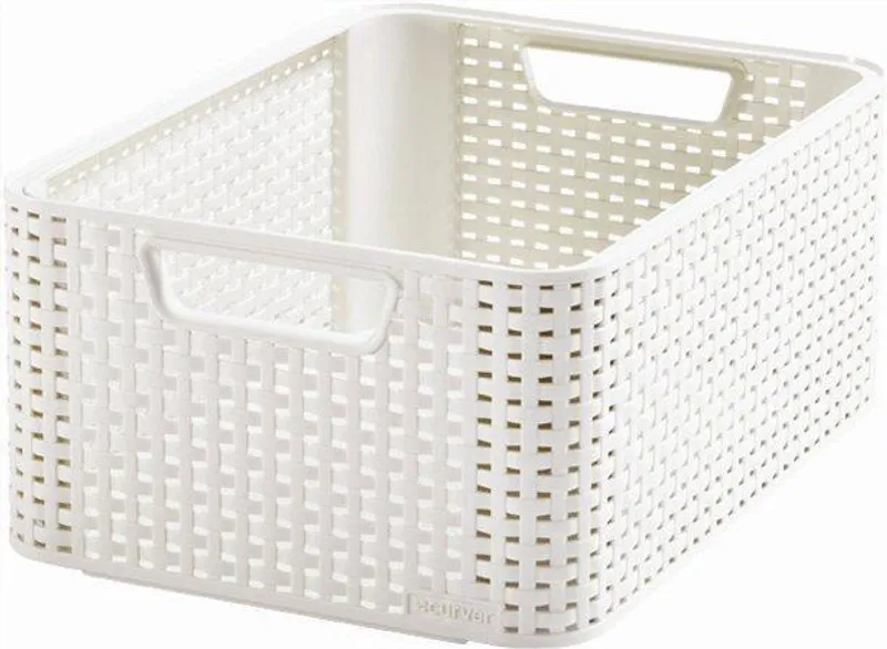 Hauptbild des Produkts Košík, umělý ratan, 18 l, krémový, CURVER