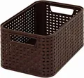 Korb, künstliches Rattan, 7 l, schokoladenbraun, CURVER