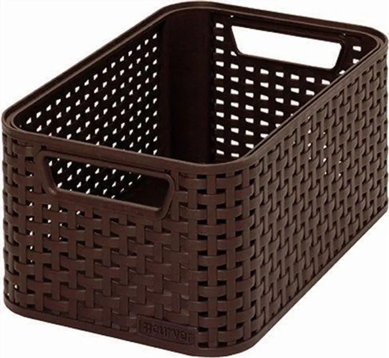Hauptbild des Produkts Košík, umělý ratan, 7 l, čokoládově hnědý, CURVER