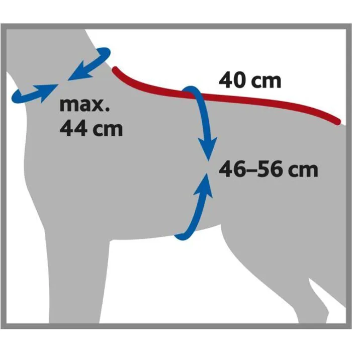 Hauptbild des Produkts Koupací plášť / župan pro psy, šedá S: 40 cm, pas: 46-56 cm