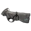 Weiteres Produktbild Badeanzug / Bademantel für Hunde, grau XS: 30 cm, Taille: 40-48 cm