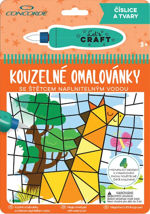 Hauptbild des Produkts Kouzelné omalovánky CONCORDE, Číslice a tvary