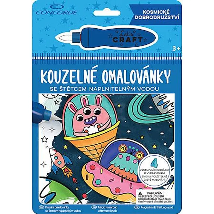 Hauptbild des Produkts Kouzelné omalovánky CONCORDE, Kosmické dobrodružství