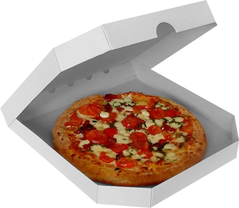 Hauptbild des Produkts Krabice na pizzu / koláče 28 x 28 x 3,5 cm bílá [100 ks]