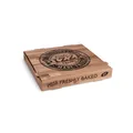 Pizzakarton (aus Mikrowellpappe) kraft 28 x 28 x 4 cm [100 St.]