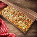 Weiteres Produktbild Pizzakarton (aus Mikrowellpappe) kraft 60 x 40 x 5 cm [50 St.]