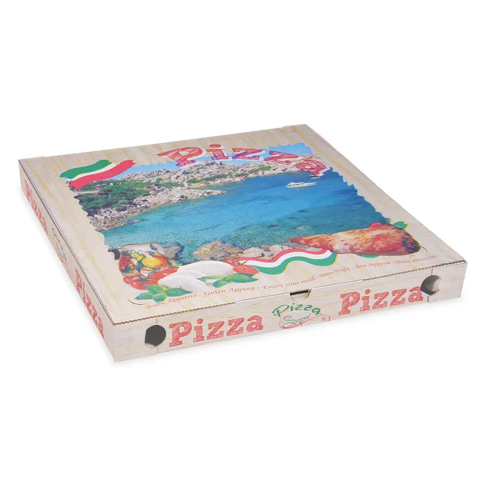 Hauptbild des Produkts Krabice na pizzu z vlnité lepenky 50 x 50 x 5 cm [100 ks]