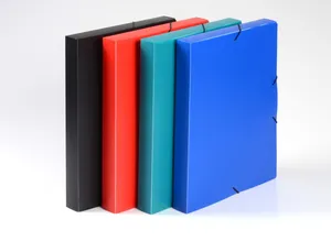PP-Box mit Gummierung A4 Classic blau
