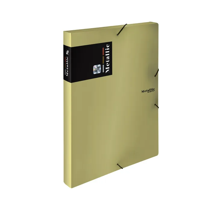 Hauptbild des Produkts Krabice PP s gumou A4 Metallic zlatá
