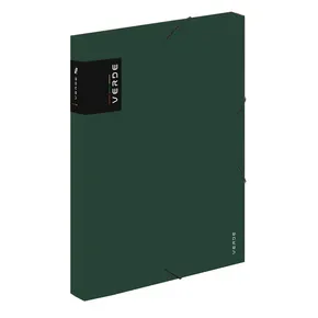 PP-Box mit Gummi A4 VERDE grün