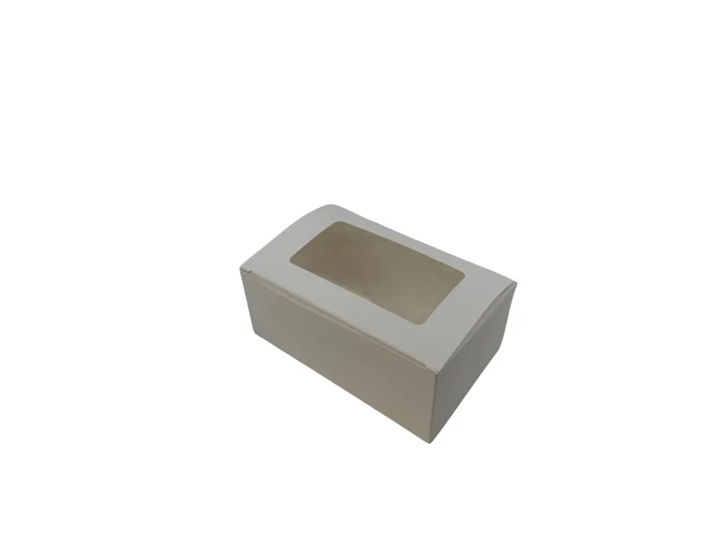 Hauptbild des Produkts Krabička gastro IDEAL s křížovým dnem 16 x 10 x 6,5 cm s okénkem [50 ks]