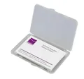 Weiteres Produktbild Visitenkartenbox, Kunststoff, SIGEL, transparent