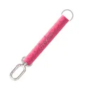 Kurzer Schlüsselanhänger mit flauschigem Karabiner