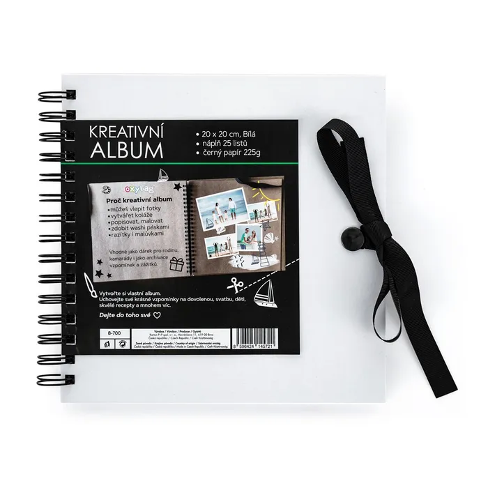 Hauptbild des Produkts Kreativní album 20,5 x 20,5 cm bílá