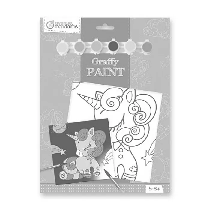 Hauptbild des Produkts Kreativní sada Avenue Mandarine Graffy Paint - jednorožec