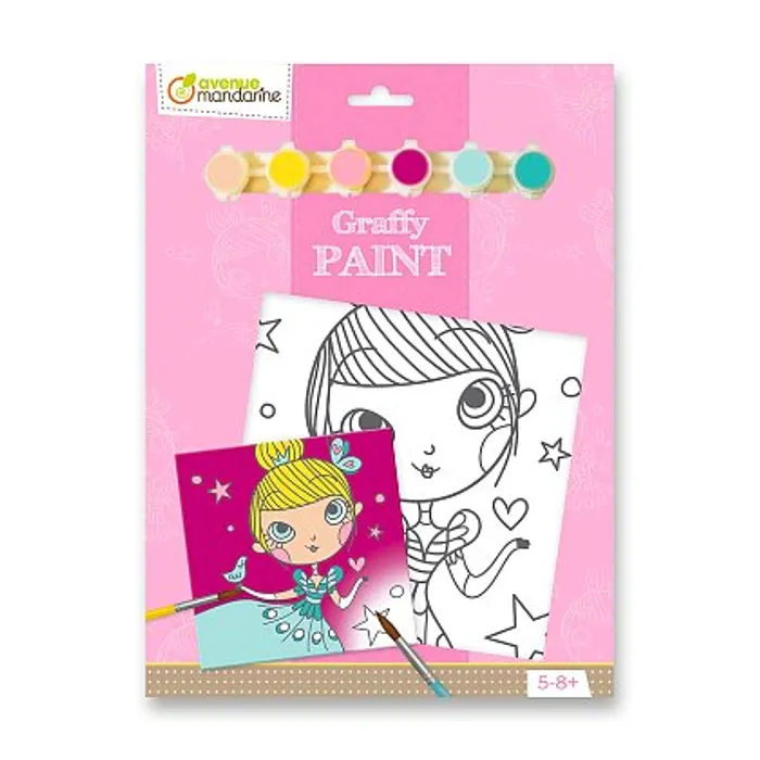 Hauptbild des Produkts Kreativní sada Avenue Mandarine Graffy Paint - princezna