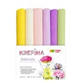 Krepppapier Happy Color 25x100 cm – Mischung aus 6 zarten Farben