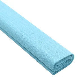 Himmelblaues Krepppapier
