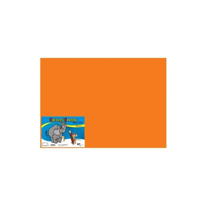 Hauptbild des Produkts Kreslicí karton A1-180g oranžový [10 listů]