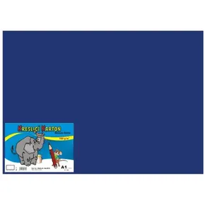 Zeichenkarte A1-180g dunkelblau [10 Blatt]