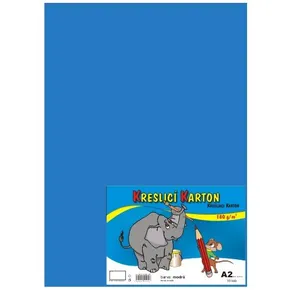 Kreslící karton A2-180g světle modrý [10 listů]