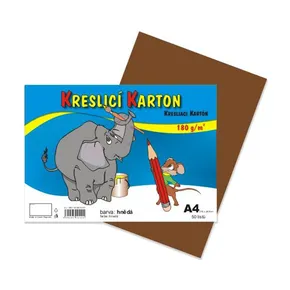 Zeichenpapier A4-180g braun [50 Blatt]