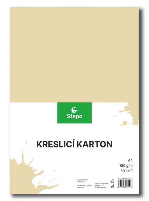 Hauptbild des Produkts Kreslící karton A4-180g krémový [50 listů]