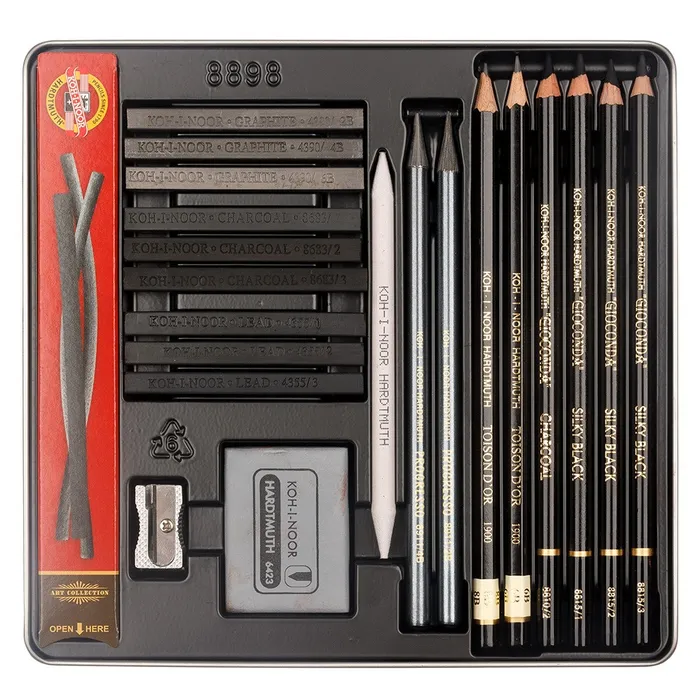 Hauptbild des Produkts Kreslířská souprava Koh-i-noor - Gioconda - 24 ks - 8898 kazeta