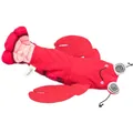 Weiteres Produktbild Garnelen wie lebendig, zappelnd, mit Katzenminze, Stoff, 23 cm