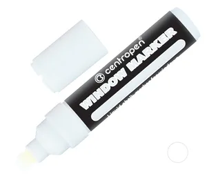 Kreidemarker für Glas Centropen JUMBO WINDOW 9121 weiß