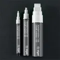 Weiteres Produktbild Kreidemarker, weiß, 5-15 mm, Keilspitze, flüssig, SIGEL BA171