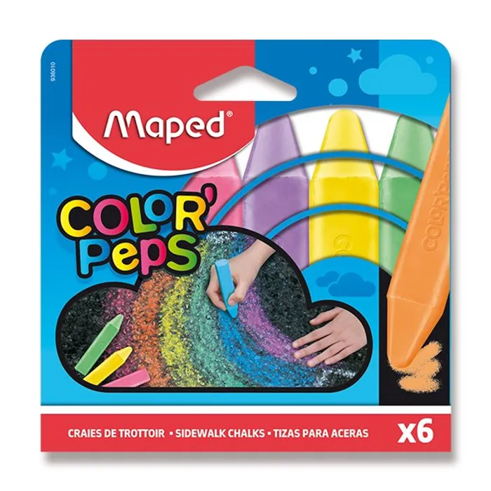 Hauptbild des Produkts Křídy na chodník Maped 6 barev