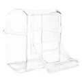 Futterspender abgedeckt, transparent 70ml/7x7cm