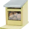 Weiteres Produktbild Eichhörnchen-Futterstation 12 x 18 x 24 cm, Kiefernholz natur/Metall