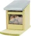 Weiteres Produktbild Eichhörnchen-Futterstation 12 x 18 x 24 cm, Kiefernholz natur/Metall