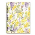 Weiteres Produktbild Ringblock Pigna Nature Flowers A4, quadratisch, 60 Blatt, Motivmix