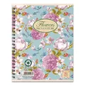Weiteres Produktbild Ringblock Pigna Nature Flowers A5, quadratisch, 60 Blatt, Motivmix