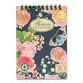 Ringblock Pigna Nature Flowers A6, quadratisch, 60 Blatt, Motivmix
